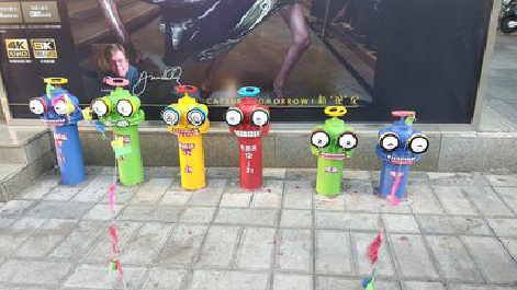 平江商业区彩绘