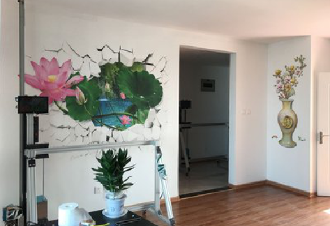 平江墙体彩绘相比墙纸的优势。